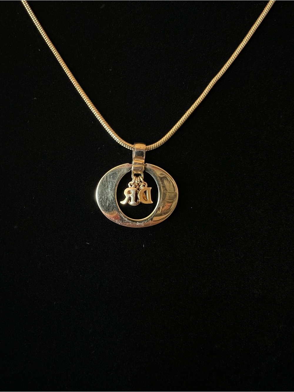 Dior Necjlace with logo pendant - Picture 3 of 5